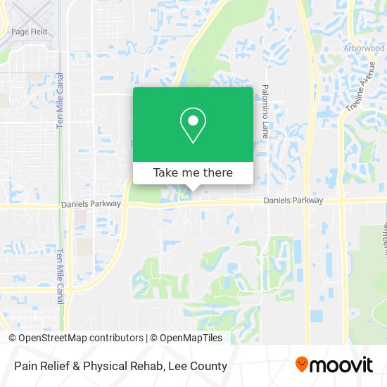 Pain Relief & Physical Rehab map