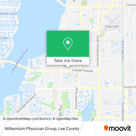 Millennium Physician Group map