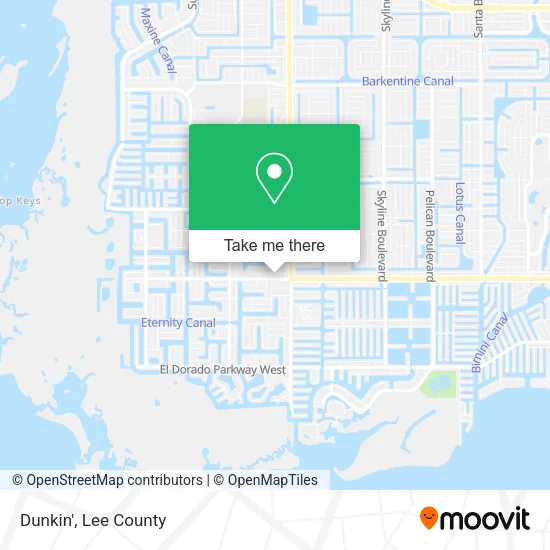 Dunkin' map