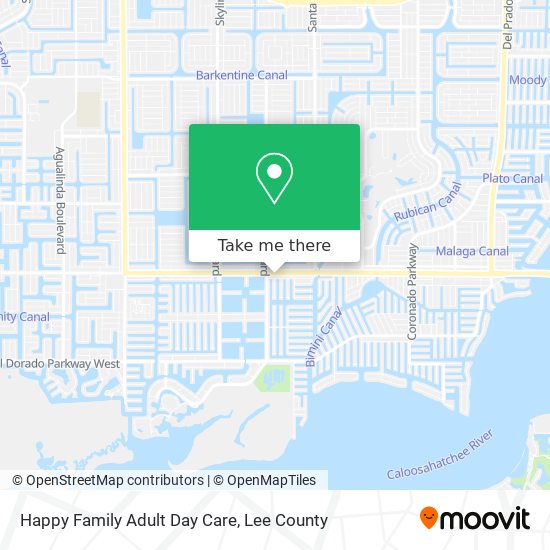 Mapa de Happy Family Adult Day Care