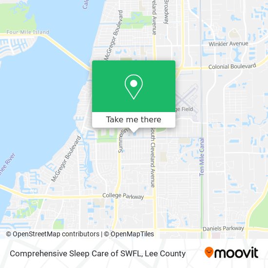 Comprehensive Sleep Care of SWFL map