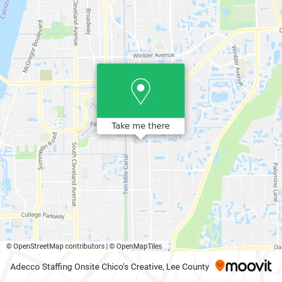 Adecco Staffing Onsite Chico's Creative map