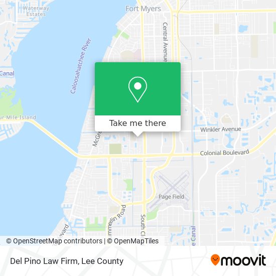 Del Pino Law Firm map