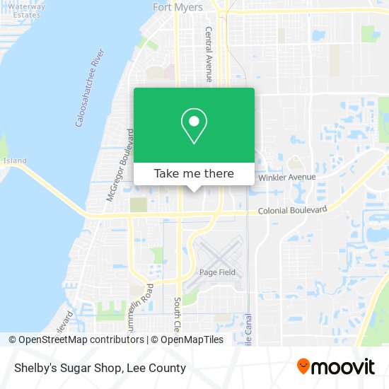Shelby's Sugar Shop map
