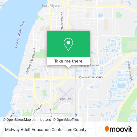 Midway Adult Education Center map