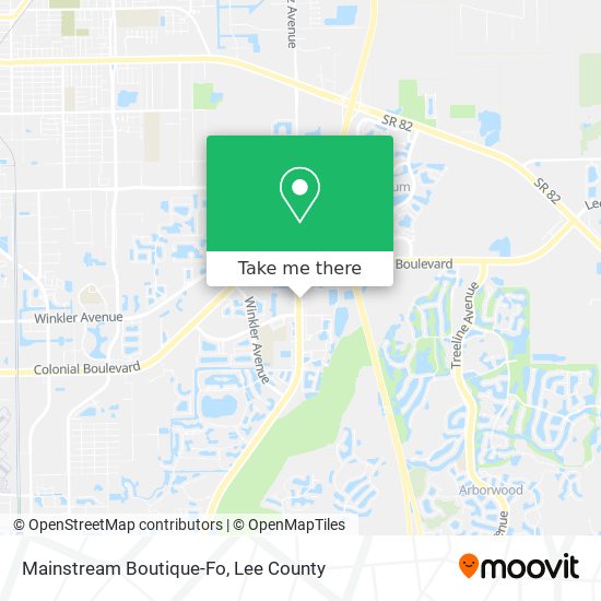 Mainstream Boutique-Fo map