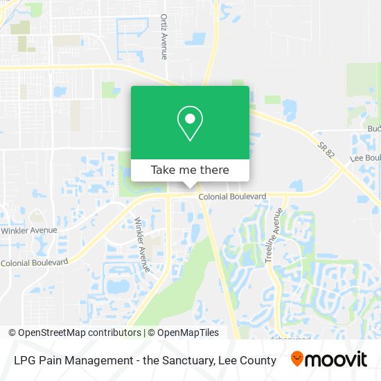 Mapa de LPG Pain Management - the Sanctuary