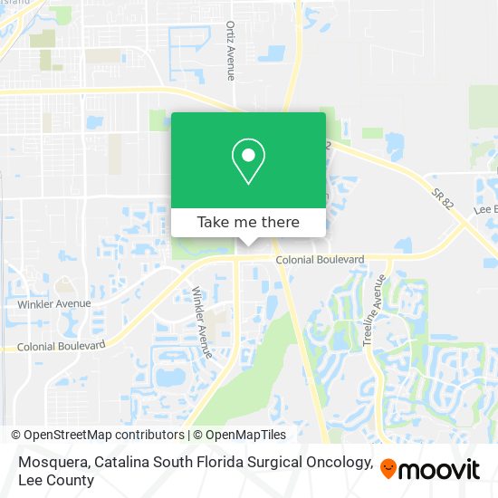 Mapa de Mosquera, Catalina South Florida Surgical Oncology