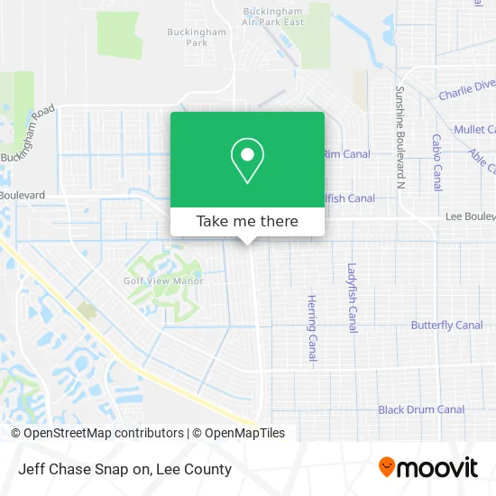 Jeff Chase Snap on map