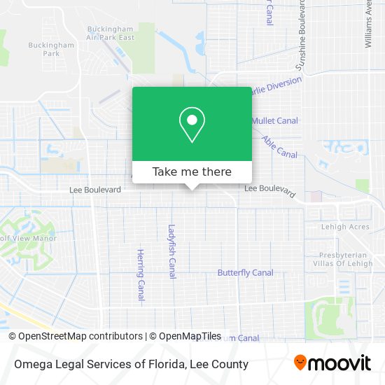 Omega Legal Services of Florida map