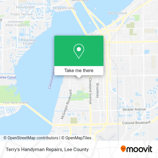 Terry's Handyman Repairs map