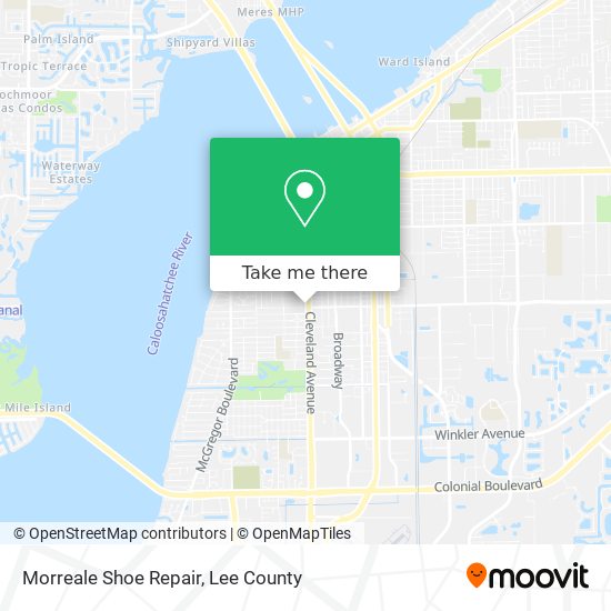 Morreale Shoe Repair map