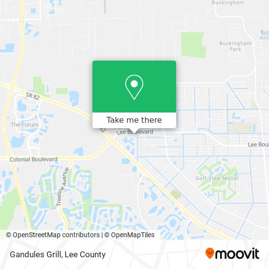 Gandules Grill map