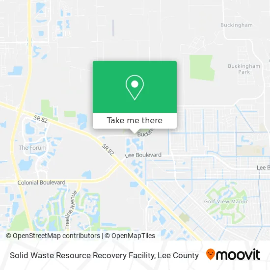 Solid Waste Resource Recovery Facility map