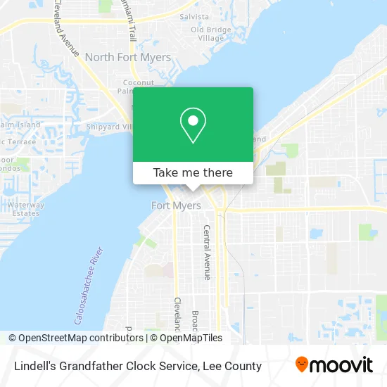 Mapa de Lindell's Grandfather Clock Service