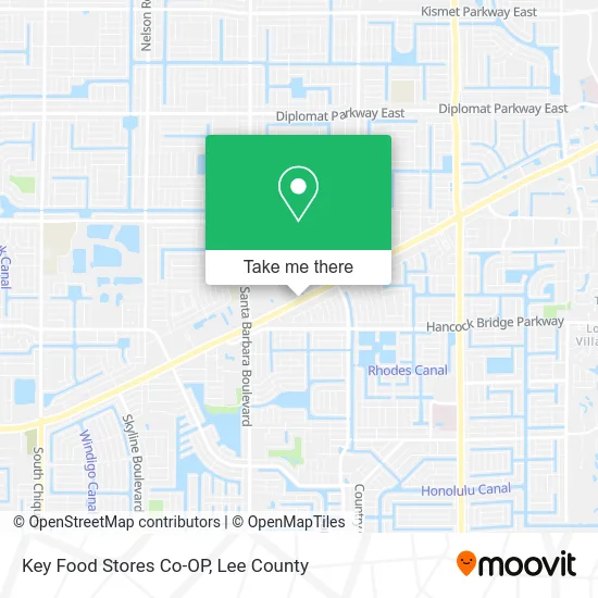 Key Food Stores Co-OP map