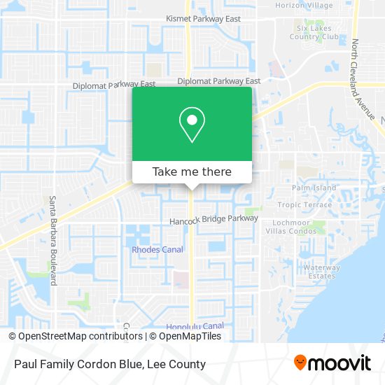 Mapa de Paul Family Cordon Blue
