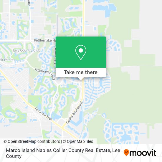 Marco Island Naples Collier County Real Estate map