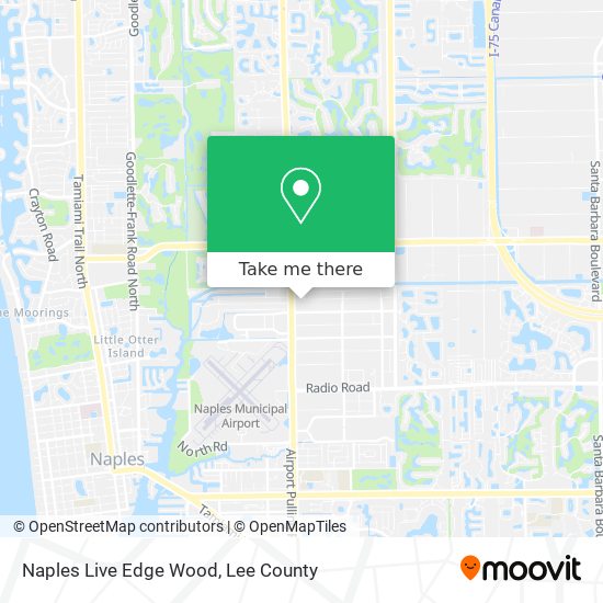 Naples Live Edge Wood map