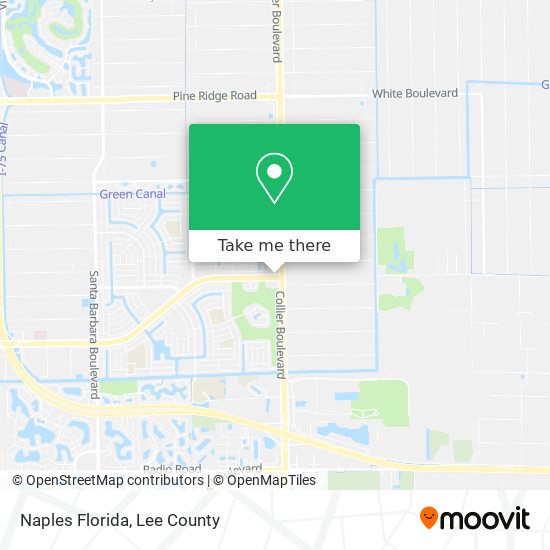 Mapa de Naples Florida