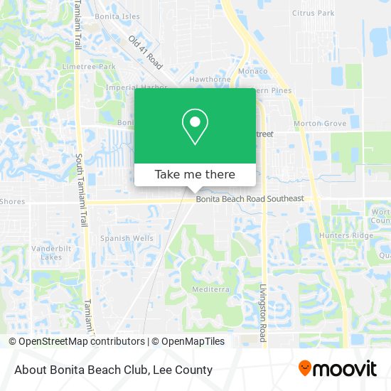 About Bonita Beach Club map