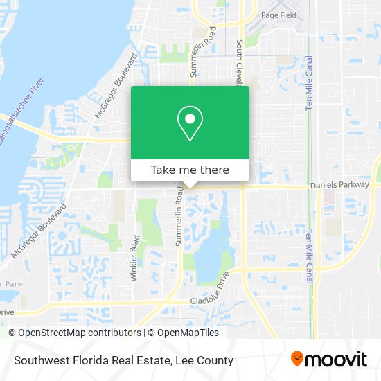 Mapa de Southwest Florida Real Estate