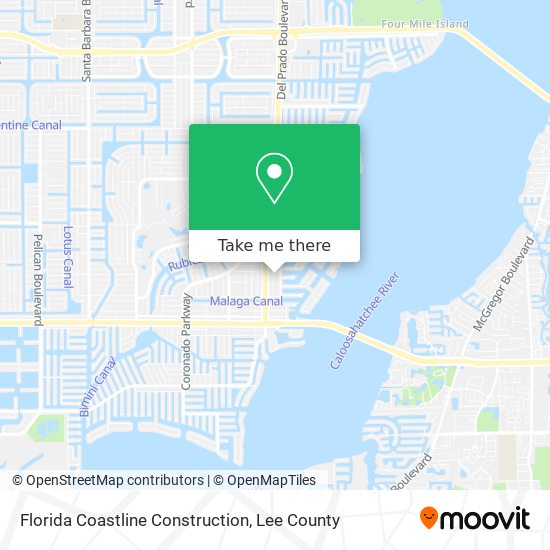 Florida Coastline Construction map