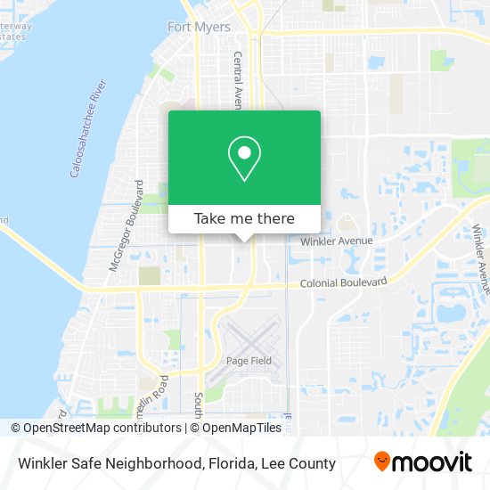 Mapa de Winkler Safe Neighborhood, Florida