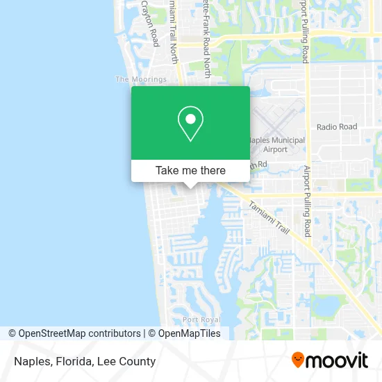 Naples, Florida map