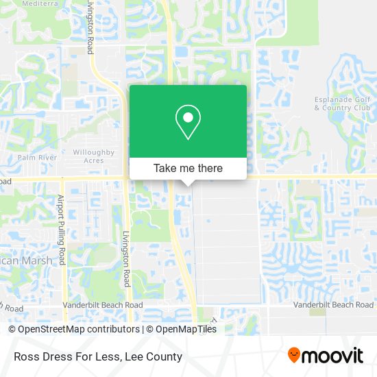 Ross Dress For Less map