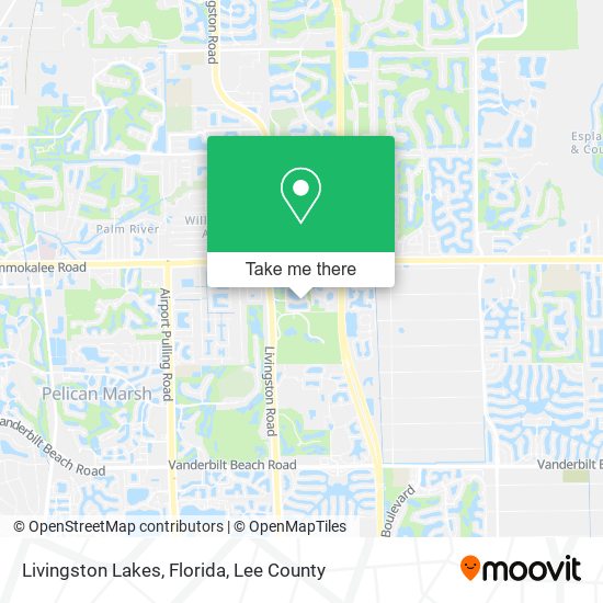 Mapa de Livingston Lakes, Florida