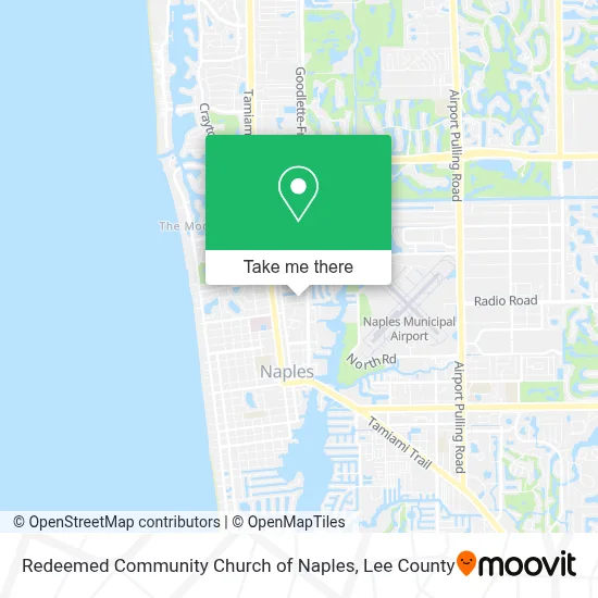 Redeemed Community Church of Naples map