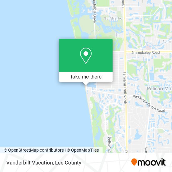 Mapa de Vanderbilt Vacation