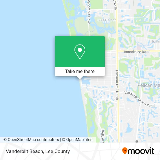 Vanderbilt Beach map