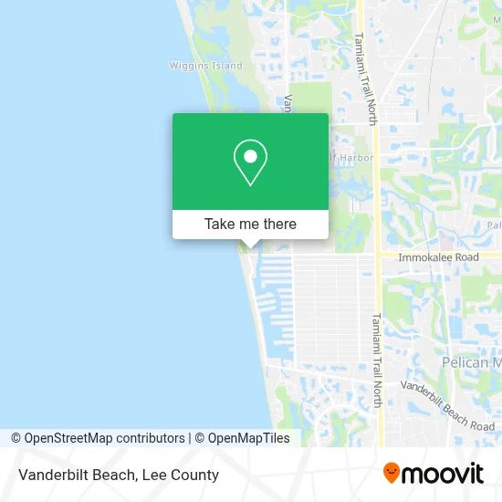 Vanderbilt Beach map