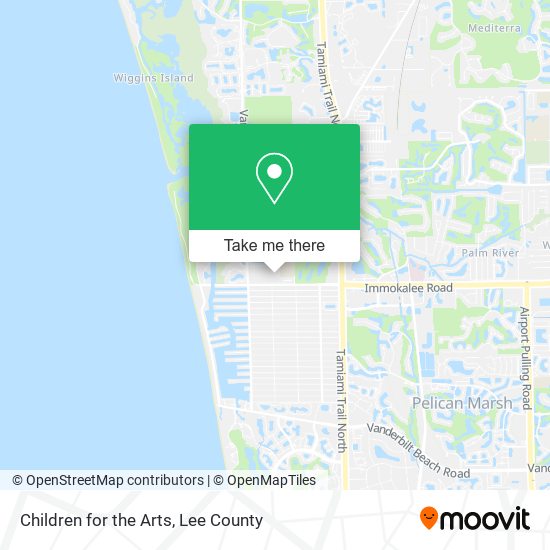 Children for the Arts map