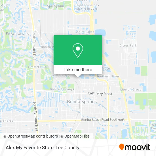 Alex My Favorite Store map