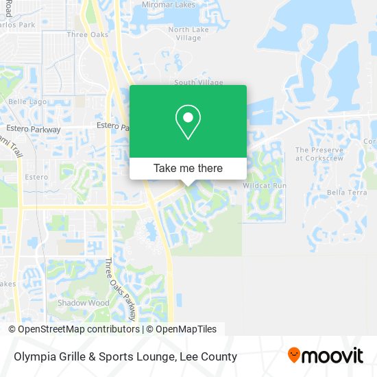 Mapa de Olympia Grille & Sports Lounge