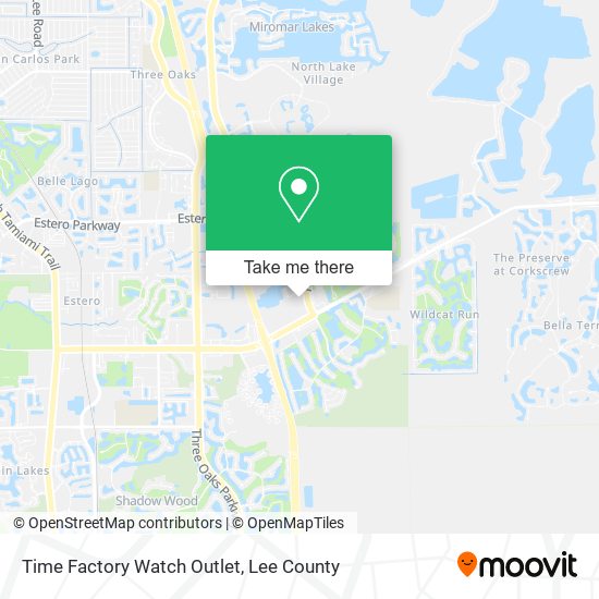 Time Factory Watch Outlet map