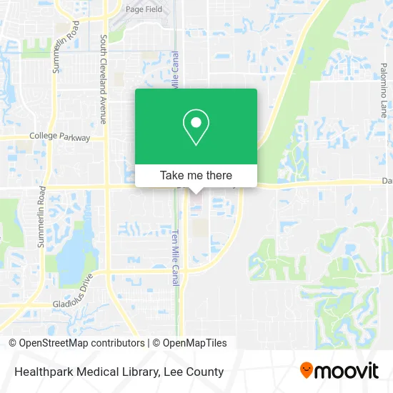 Healthpark Medical Library map