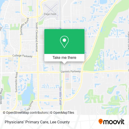 Physicians' Primary Care map