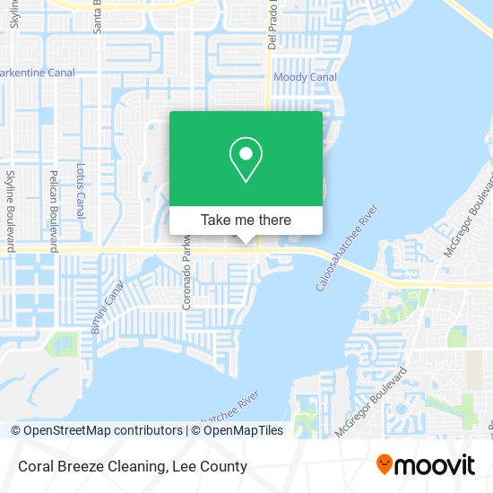 Coral Breeze Cleaning map