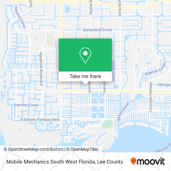 Mapa de Mobile Mechanics South West Florida