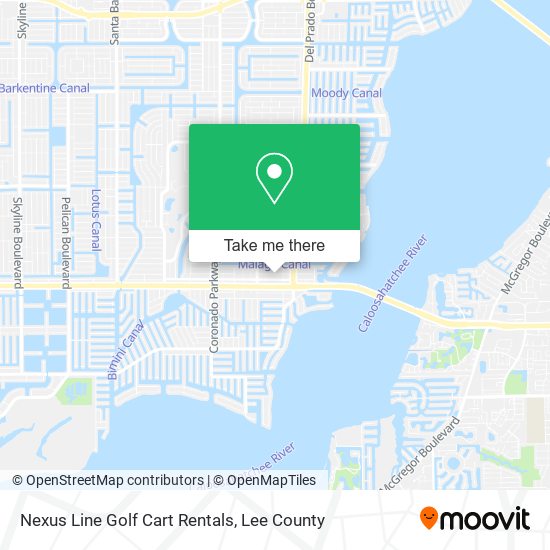 Mapa de Nexus Line Golf Cart Rentals