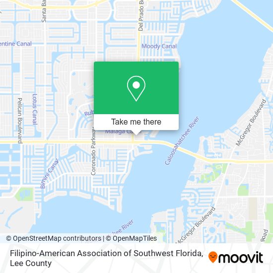 Filipino-American Association of Southwest Florida map