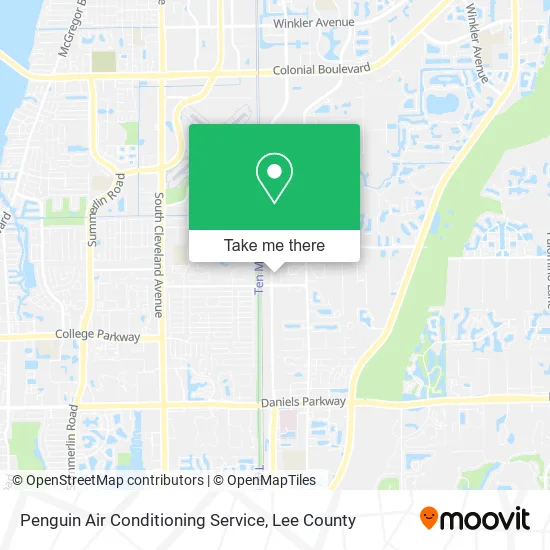 Penguin Air Conditioning Service map