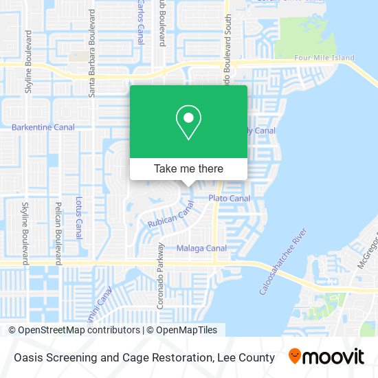 Mapa de Oasis Screening and Cage Restoration