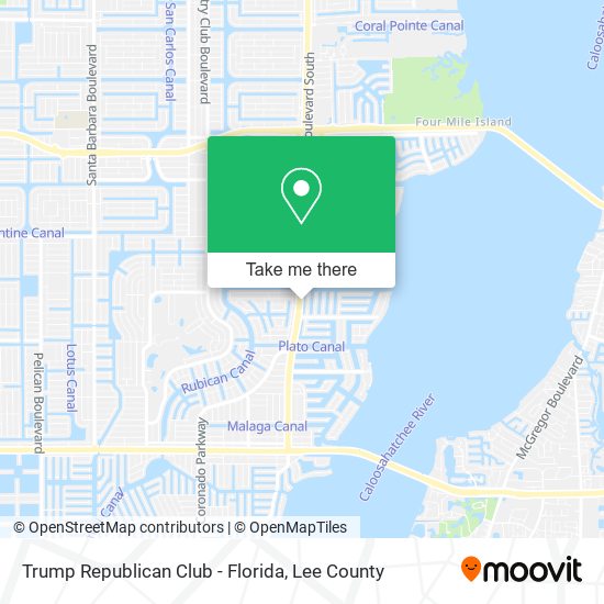Mapa de Trump Republican Club - Florida