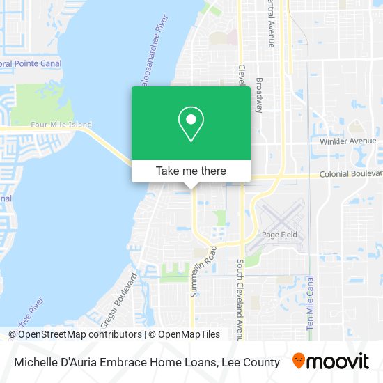 Michelle D'Auria Embrace Home Loans map