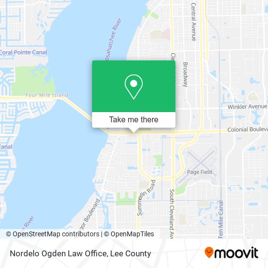 Nordelo Ogden Law Office map